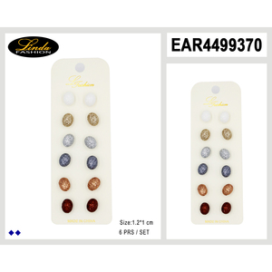 Orecchini Vintage placcati oro con Clip geometrici a croce con diamanti a pera stile a cerchio alla moda per festa di nozze o regalo - Product Image 2