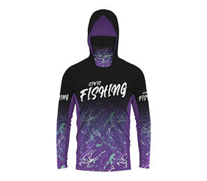 เสื้อตกปลาของผู้ชายผ้าแห้งเร็วปรับแต่งได้เสื้อผ้าปลาแบบระเหิดขนาดใหญ่พิเศษสำหรับทัวร์นาเมนต์ - Product Image 1