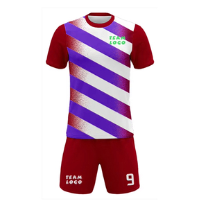 Maillots de football haute France pour adultes saison d'été vêtements de sport de plein air séchage rapide 100% ensemble d'entraînement à manches courtes à Sublimation complète - Product Image 2