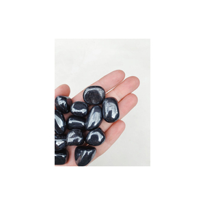 Collier et bracelet en perles d'hématite - Product Image 1