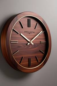 High-End Solid <b>Wood</b> <b>Wall</b> <b>Clock</b> | Wholesale Bulk Orders | Factory Supply - Product Image 2