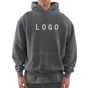 Sweat à capuche polaire ultra-épais 500 GSM pour homme, 100 % coton, pull uni, service OEM - Product Image 3
