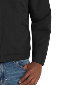 New Men's Casual Jacket For Autumn Vintage Style Thickened Stand Collar New Washed Denim Top Canvas <b>Fabric</b> - Product Image 6