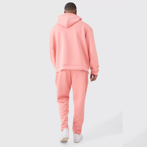 Sudadera con capucha de talla grande unisex con capucha de gran tamaño y logotipo personalizado sudaderas con capucha para hombre al por mayor Jersey unisex de lana de algodón Sudadera con capucha de gran tamaño - Product Image 3