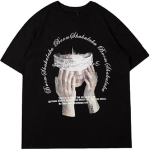 Loose Fit <b>Mens</b> Womens Oversized Graphic Tee Summer Unisex T-Shirt Custom LOGO Fully Printed Abstract - Product Image 2