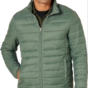 Chaqueta acolchada de motocicleta personalizada de alta calidad, estampado bordado, ropa de calle con cremallera, chaqueta de cuero para motocicleta para hombre - Product Image 1