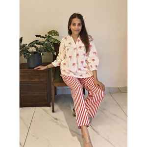 Mini Palm <b>Top</b> Chic Office Formal Plaid Leopard K-pop Style Satin Silk Chiffon Linen Embroidered <b>Sequined</b> Lace Decor XL 4XL Loose - Product Image 3