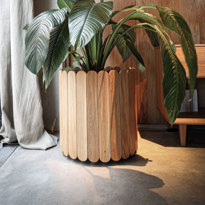 Nuevo Florero de Madera Hecho a Mano, Ecológico, de Diseño Moderno y Personalizable, en Forma de Cubo, para Interiores, Maceta Decorativa, Caja para Plantas, al Mejor Precio - Product Image 1