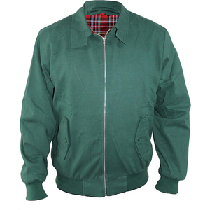 Blouson d'aviateur en nylon à logo brodé blouson d'aviateur en polyester imperméable à l'eau avec logo personnalisé blousons d'aviateur à col rabattu pour hommes et doublure en coton - Product Image 5