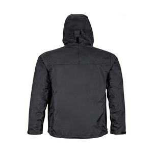 New Hot Slim Fit Men's Windbreaker Jacket Canvas Stand Collar Front Logo Zipper Closure Fashion Casual Autumn <b>Winter</b> - Product Image 6