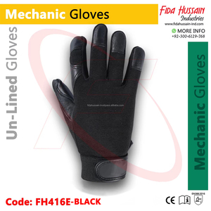 Guantes de trabajo de cuero de piel de cabra de alta calidad, venta al por mayor, mecánico de seguridad de invierno Arbeitshandschuhe para escenas de esquí y exteriores - Product Image 3