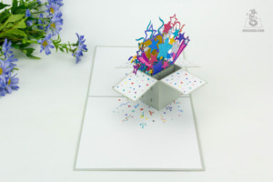 งานแฮนด์เมดแบบป๊อปอัพ3D วันพ่อบัตรขอบคุณมากกระดาษงานฝีมือของที่ระลึก - Product Image 4