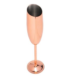 Wholesale Stainless Steel Wine <b>Glasses</b> Metal Stem Wine <b>Goblets</b> Red Wine Champagne Drink Cup <b>Glass</b> for Wedding Party - Product Image 5