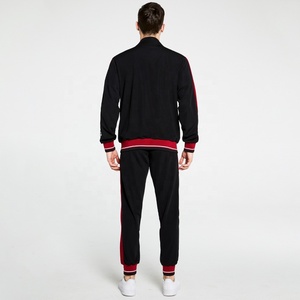 ชุดวอร์มสำหรับผู้ชายชุดวิ่งจ๊อกกิ้งสีพื้นสำหรับฤดูหนาวระบายอากาศได้ดีทรงพอดีตัวปกติ - Product Image 2