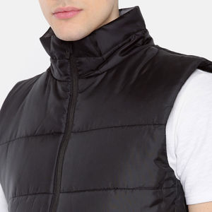 Recién llegado, chaleco acolchado para hombre a bajo precio, transpirable, ligero, personalizado, con impresión de logotipo, chaleco acolchado para hombre, servicio OEM - Product Image 5