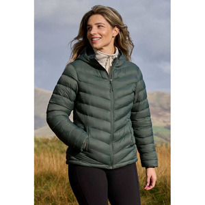 เสื้อแจ็คเก็ตพัฟเฟอร์ผ้าแคนวาสถักแบบระบายอากาศ สีตัดกันตามสั่ง ซิปแบบรูด มีซับใน เหมาะสำหรับกิจกรรมกลางแจ้งในฤดูหนาว - Product Image 1