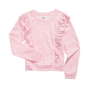 Canotta Rosa Grande Epic Threads per Bambine in Cotone e Poliestere Lavorato a Maglia con Stampa a Stelle, Balze e Logo per Bambini e Ragazze - Product Image 1