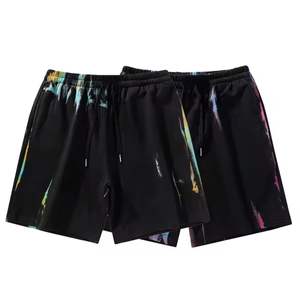 Custom Sports Fleece Shorts Hombres 5 pulgadas 100% algodón Suelto Casual Streetwear Patrón Bolsillos XS - Product Image 1