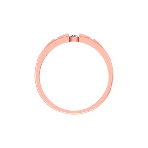 Anillo de Bodas de lujo personalizable para mujer chapado en oro de 14K/18K VS Clarity Round Lab Diamond para compromiso o regalo de aniversario - Product Image 5