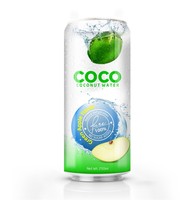 Agua de Coco con Pulpa Enlatada 500ml 100% Agua de Coco Fresca de Fábrica - Fabricante de Etiquetas OEM - Diseño Gratuito