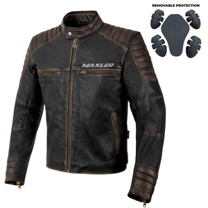 Blouson en cuir pour moto, sur mesure, avec protection complète pour une conduite optimale, blousons en cuir pour moto - Product Image 1