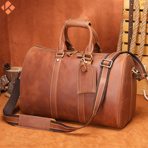 Bolso de lona de cuero genuino 100% ligero de alta calidad Nuevo diseño Bolso de lona grande - Product Image 6