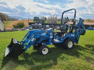 24hp LS <b>Lawn</b> <b>Mower</b> 4x4 <b>Mini</b> Farm Tractor with Front End Loader Backhoe Engine & Bearing Core Components - Product Image 3