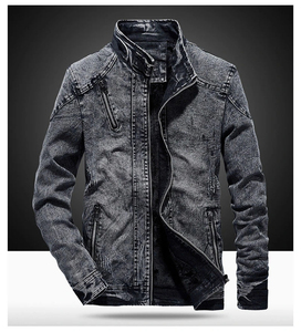 Factory Men No Hooded Design Printing <b>Custom</b> Jean <b>Denim</b> <b>Jacket</b> Button Letter Printed <b>Denim</b> <b>Jacket</b> <b>Custom</b> Jeans <b>Jackets</b> - Product Image 2