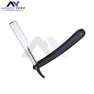 Maquinillas de Afeitar Rectas Desechables Profesionales para Hombre, Soporte para Cuchillas, Cabezales de Cuchillas, Bloqueo de Seguridad, Protector de Cuchillas, Barbería, Afeitado, Cuidado Personal - Product Image 3