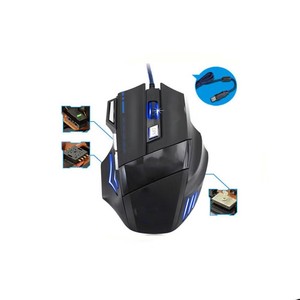 Tốt nhất 7D LED Chuột chơi game | lớn Ergonomic có dây Chuột quang với điều chỉnh DPI và RGB đèn nền cho PC & máy tính xách tay - Product Image 3