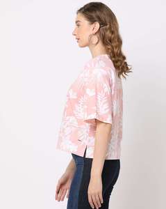 T-shirt pour femmes à manches courtes en gros, vêtements décontractés, coton/polyester de qualité supérieure, t-shirt ample pour femmes - Product Image 2