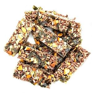 Collection de barres de riz brun premium Poulet, viande de porc effilochée, algues marines, végétarien, vente en gros de barres de riz brun croustillantes Vietnam ANGLE - Product Image 5