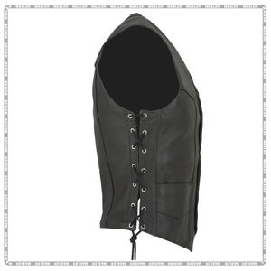 Equipo de motocicleta personalizado certificado CE para hombres Ropa deportiva protectora de alto rendimiento-Chaleco de cuero para hombre Ropa de talla grande - Product Image 3