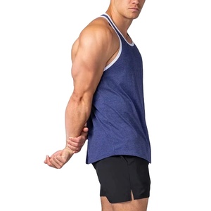 Premium Men’s Gym <b>Tank</b> <b>Tops</b> Custom Logo OEM Activewear, Round Hem Muscle Training Fitness Wear Men's <b>Tank</b> <b>Tops</b> - Product Image 5