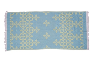 Serviettes de bain et de plage Peshtemal en coton turc Denizli MS Home, 100% coton, écologiques, toutes saisons, séchage rapide, anti-sable - Product Image 2