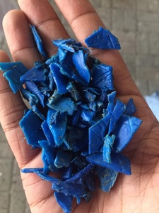 Blue Irregular HDPE/LDPE Plastic Scrap Regrind High Impact Resistance High Flow <b>Film</b> Grade Injection Molding Grade - Product Image 2