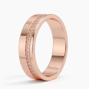 แหวนเพชรมออิสซาไนต์ชุบเงิน925สำหรับผู้ชายแหวนแบบหนาสง่างามในชีวิตประจำวันแบบกลมตัดเป็นวงแหวนสินค้า - Product Image 3