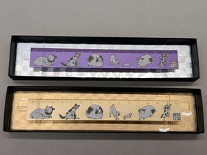 Prix d'usine Fournitures de dessin de qualité exceptionnelle Wabisabi Cat Lover Construction 15cm Règle promotionnelle - Product Image 3