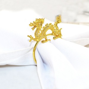 Servilletero con diseño de animales dorados, accesorio de Decoración de mesa elegante para el hogar, comedor, boda y fiesta, decorativo elegante y único - Product Image 2