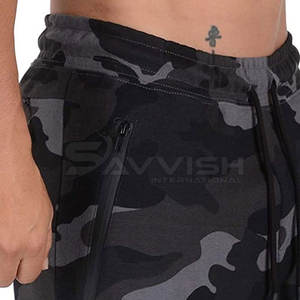 High Street Short décontracté pour hommes Design de logo personnalisé Meilleure vente de haute qualité Motif uni teint - Product Image 6