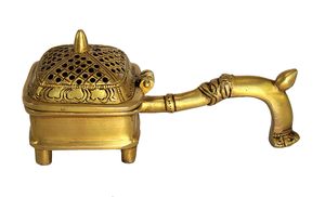 Quemador de Incienso de Latón Hecho a Mano, Ecológico, para Uso Religioso, Diseño Indio Nuevo, Calidad Premium, Decorativo, de Metal, para el Hogar - Product Image 6