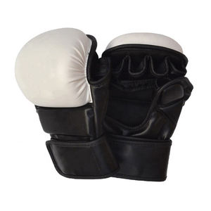Gants de sparring MMA de haute qualité, best-seller, respirants, demi-doigts, entraînement personnalisé en cuir PU et PVC pour les salles de sport - Product Image 4