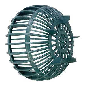 Pot à fleurs en plastique noir de forme ronde de style zen asiatique d'origine vietnamienne pour la maison, le jardin et la pépinière, taille 300x165 GL-B30 - Product Image 4