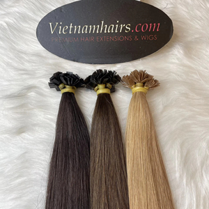 Extensiones de cabello humano recto vietnamita virgen 100% al por mayor, la mejor cutícula completa, punta plana, doble trama, supermáquina de estirado Doble - Product Image 1