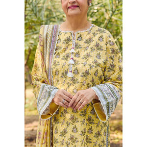 ชุดสูทผ้าลอนพิมพ์ลาย 3 ชิ้นสำหรับผู้หญิง พร้อมผ้าคลุมไหล่ รุ่น CL-62116 - Product Image 2