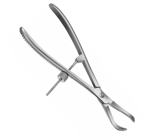 Pinzas de sujeción de hueso Langenbeck Rectas 205 mm 8 "Ancho 11 mm Pinzas de sujeción de hueso de acero inoxidable reutilizables no estériles - Product Image 3