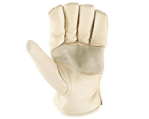 ถุงมือหนังสำหรับงานหนัก เสริมความแข็งแรงบริเวณฝ่ามือ ทนทาน ระบายอากาศได้ดี ป้องกันการฉีกขาด ปราศจากซิลิโคน ข้อมือตรง ไม่ผสมแป้ง เหมาะสำหรับงานสวน - Product Image 2