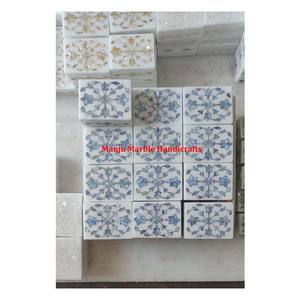 Colección clásica de regalos de lujo, caja con incrustaciones de mármol de diseño de alta calidad con incrustaciones de fregona, tema de trabajo, arte Floral para artículos de embalaje de joyería - Product Image 6