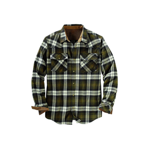 New Design <b>High</b> Quality Quick Dry Winter <b>Men</b> Flannel <b>Shirt</b> 100% Cotton Long Sleeves Breathable Customizable Casual <b>Shirts</b> - Product Image 1