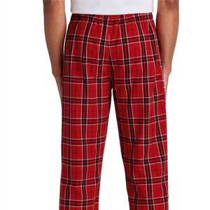 Men Classic Flannel Lounge Red Pants - Soft, Warm, and Stylish <b>Sleep</b> Pants with Elastic Drawstring Waist, Ideal for Home Comfort - Product Image 6